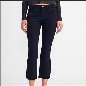 DL1961 Lara Midrise Instasculpt cropped boot Henderson jeans